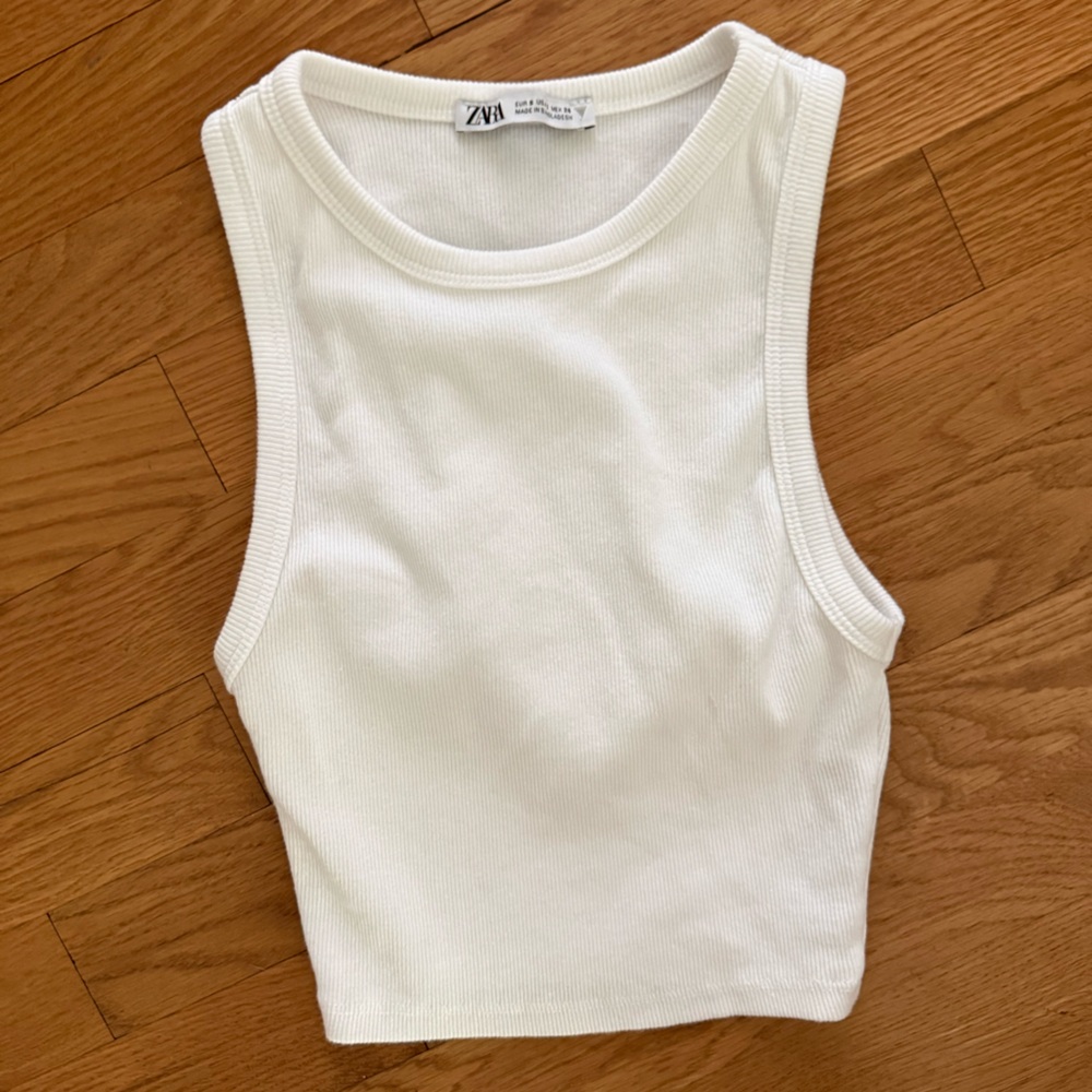 Zara high neck tank